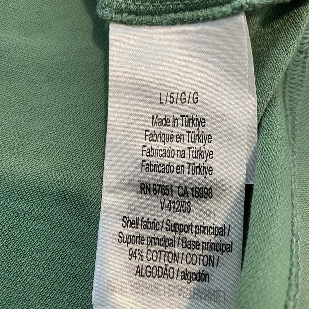 Lacoste Polo Shirt Mens Large Green Regular Fit Cotton Short Sleeve Croc Logo - Picture 5 of 10